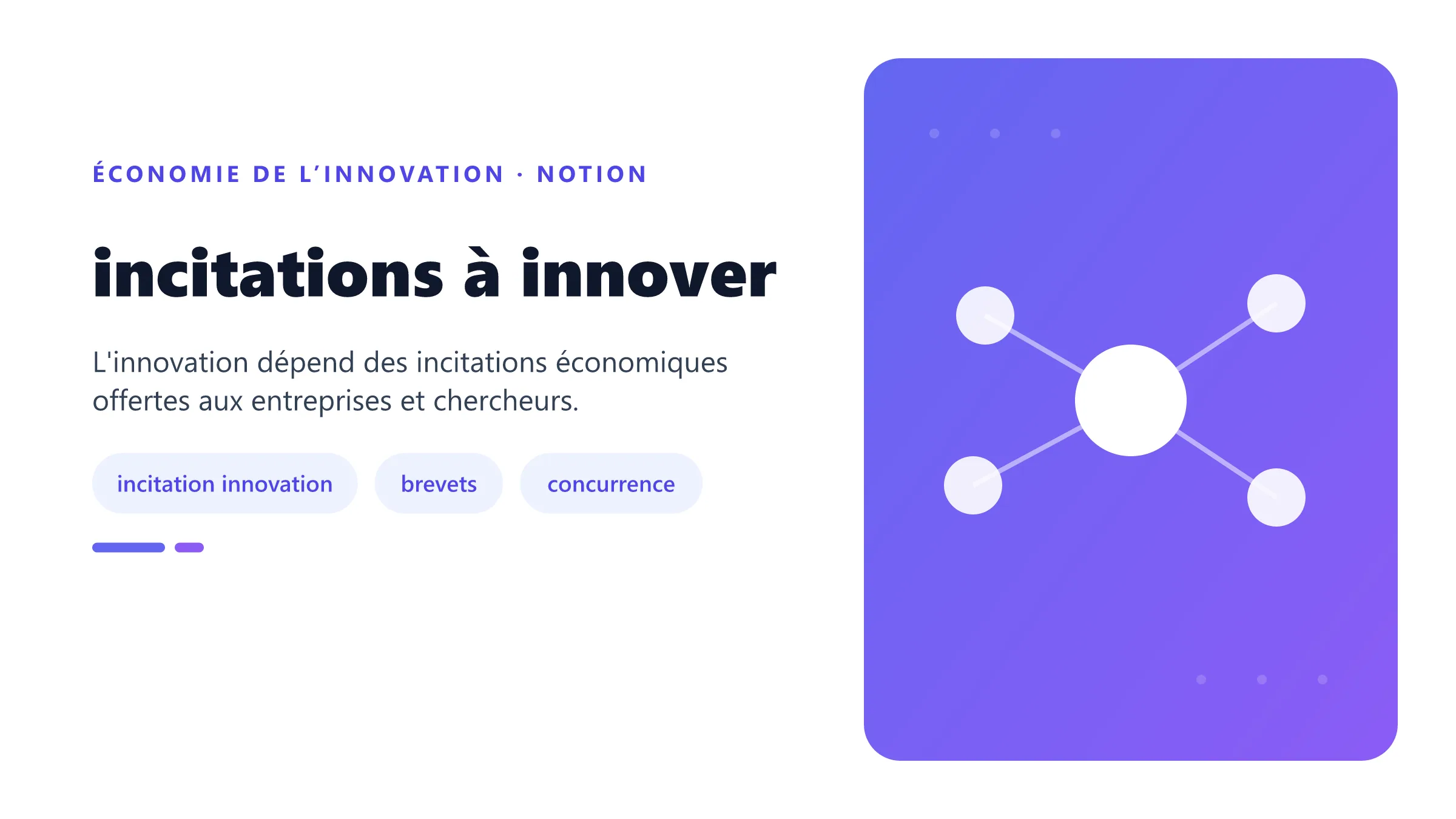 incitations à innover Illustration pédagogique de incitations à innover en économie de l’innovation.