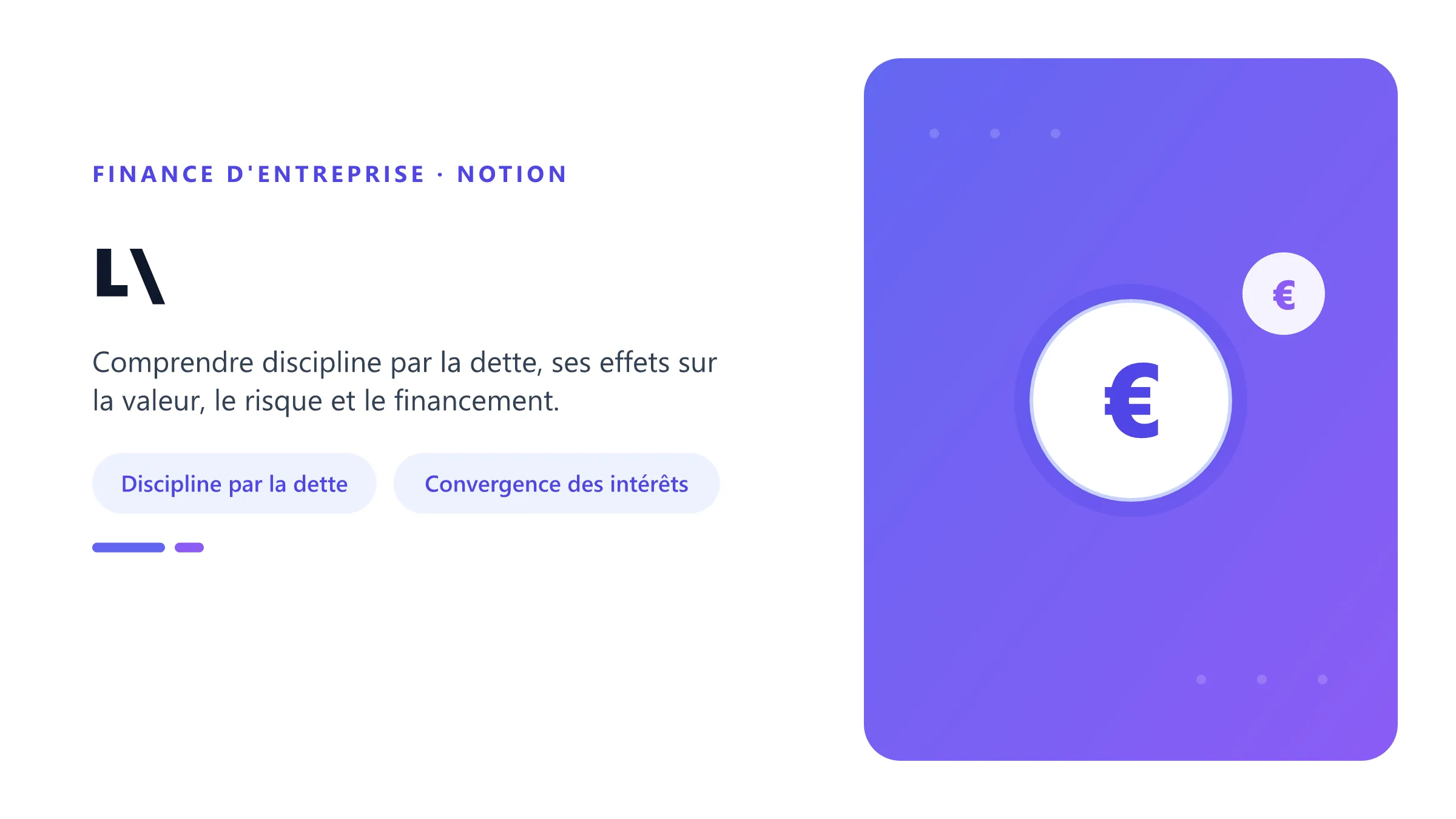 L'alignement des intérêts en finance d'entreprise Visuel pédagogique sur alignement des intérêts en finance d'entreprise : concepts, mécanismes et décision financière.