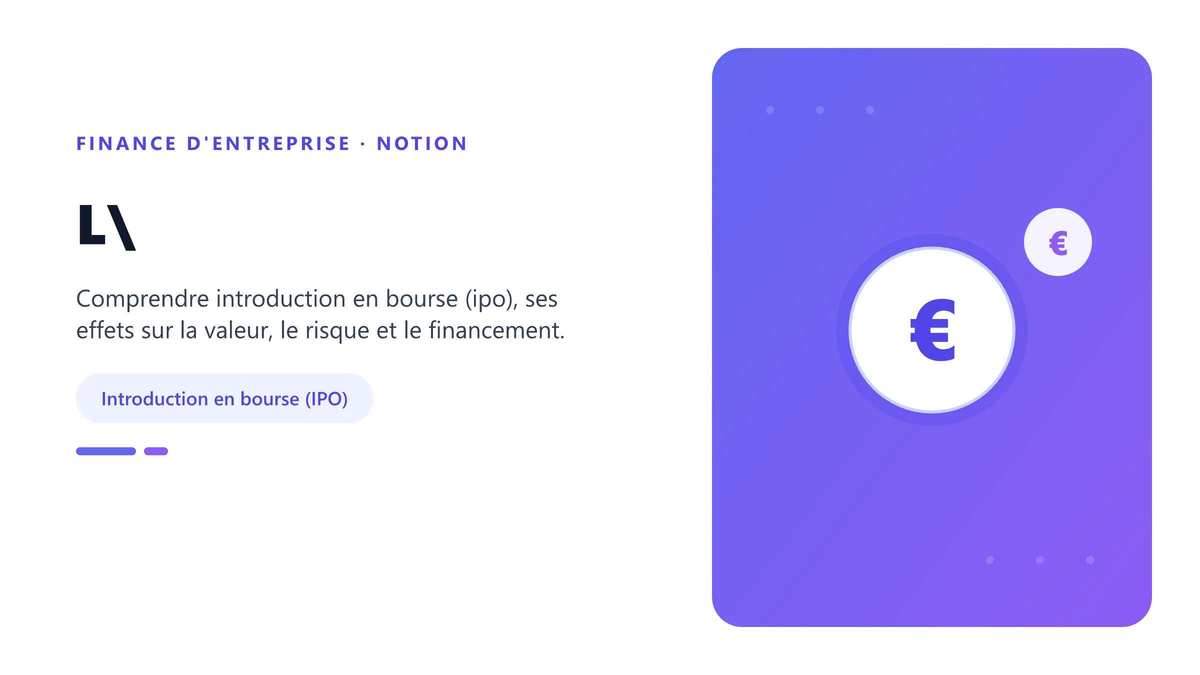 L'émission de titres en finance Visuel pédagogique sur émission de titres en finance : concepts, mécanismes et décision financière.