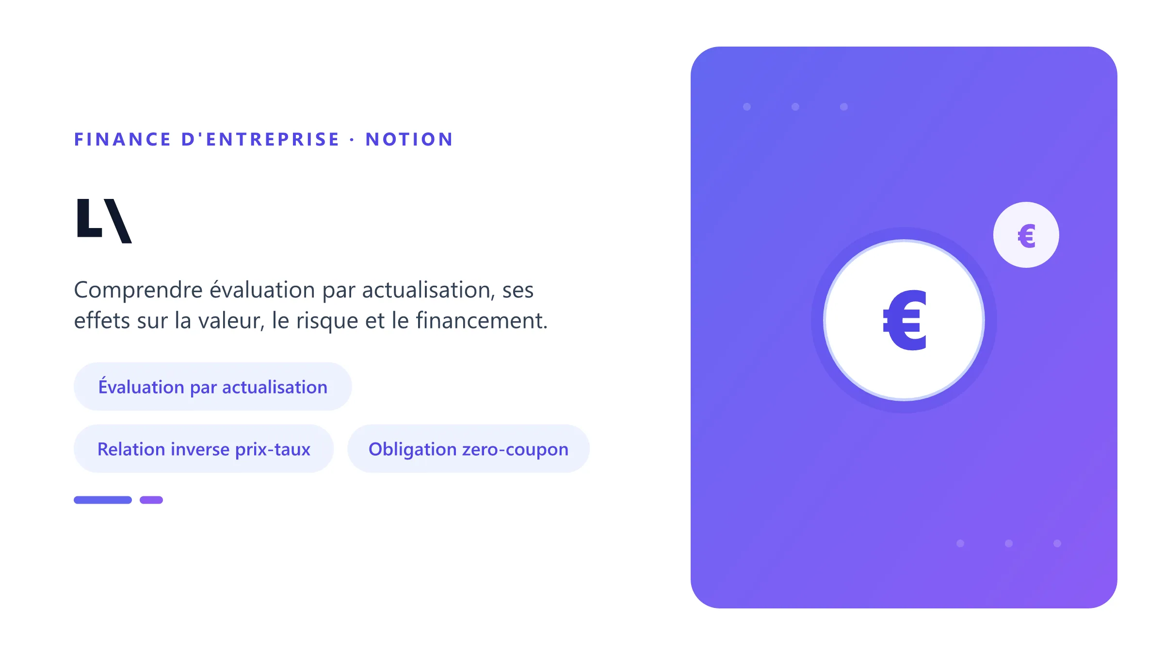 L'obligation Visuel pédagogique sur obligation : concepts, mécanismes et décision financière.