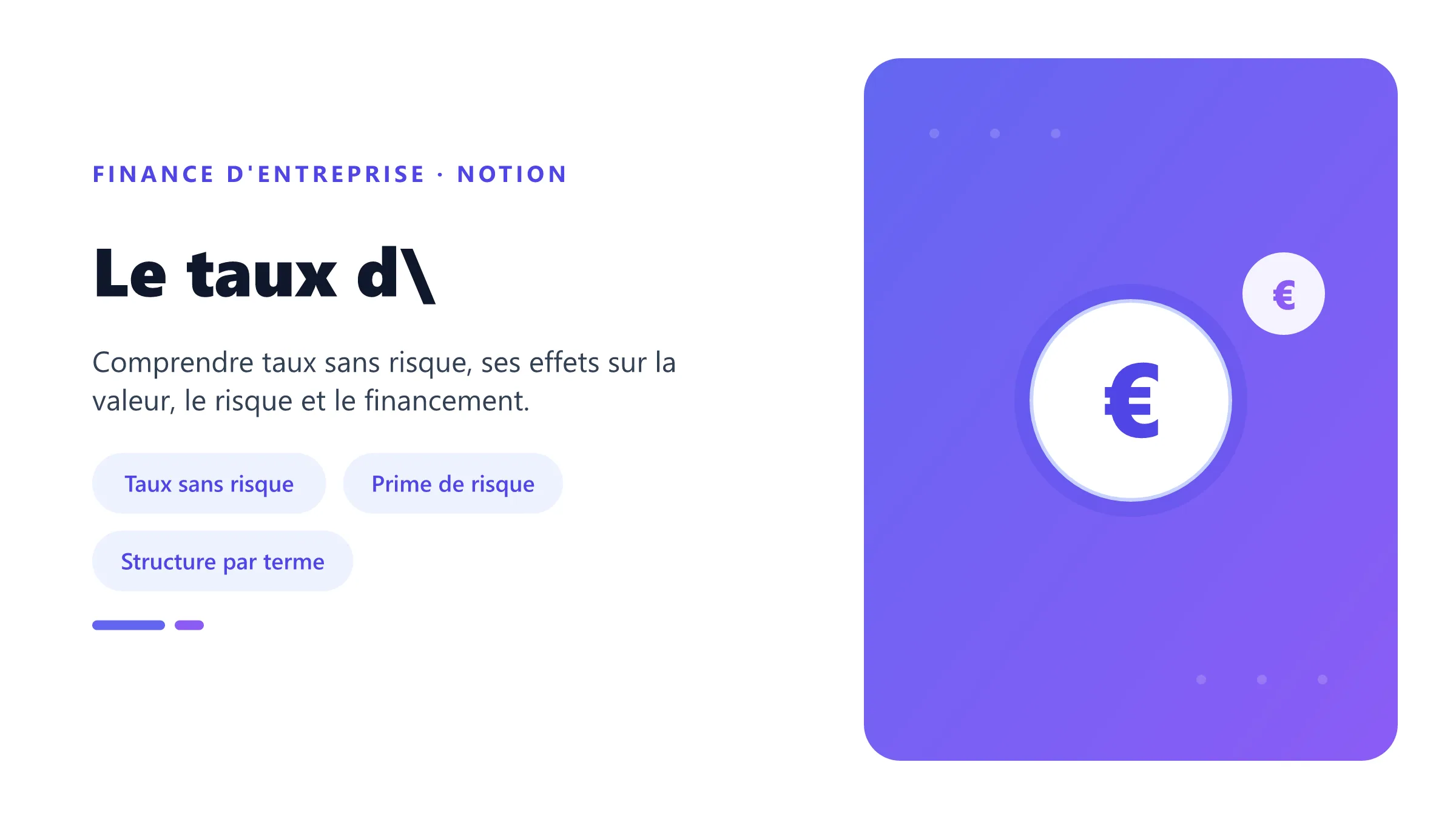 Visuel pédagogique sur taux d'intérêt en finance : concepts, mécanismes et décision financière.