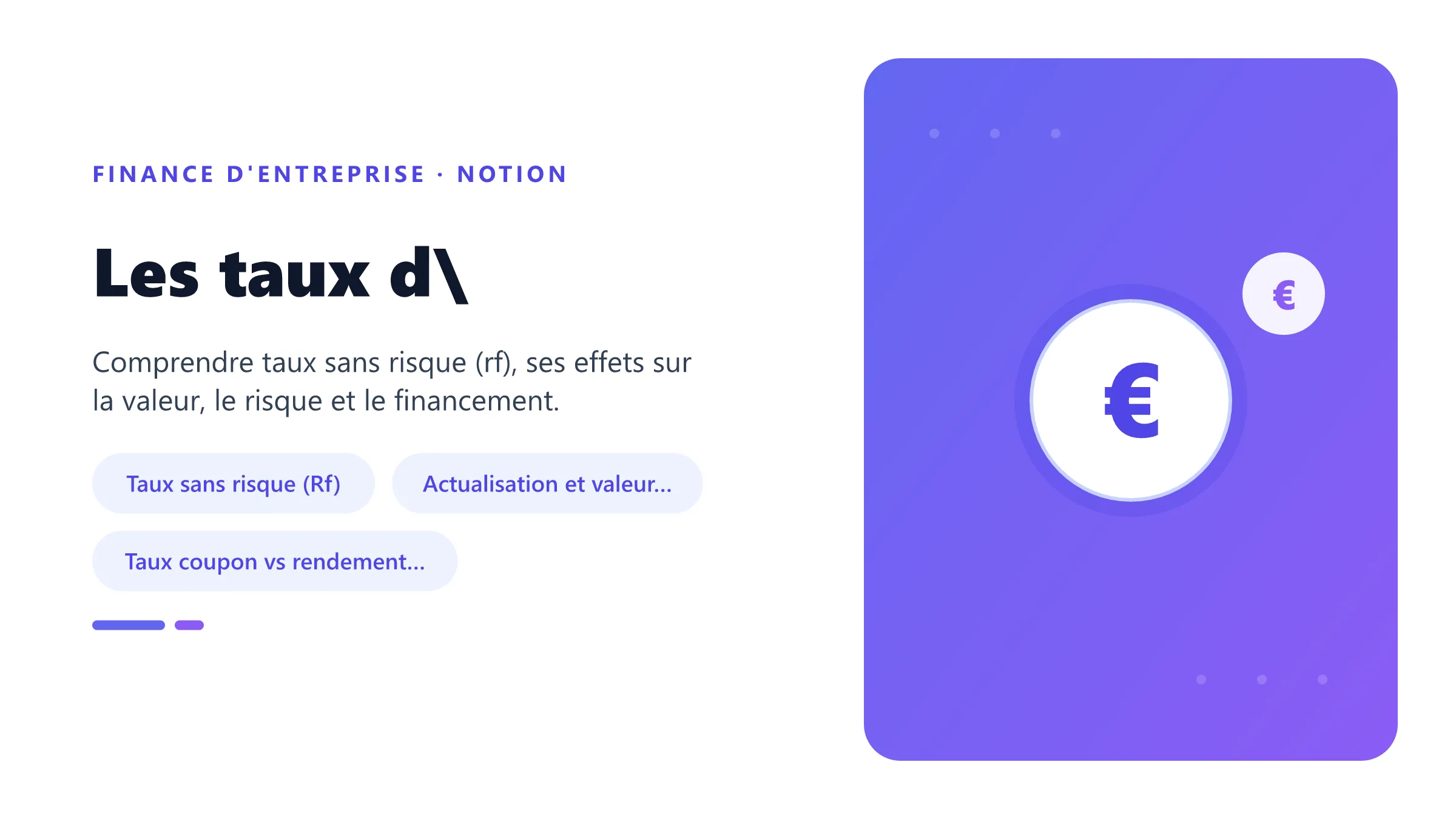 Les taux d'intérêt Visuel pédagogique sur taux d'intérêt : concepts, mécanismes et décision financière.